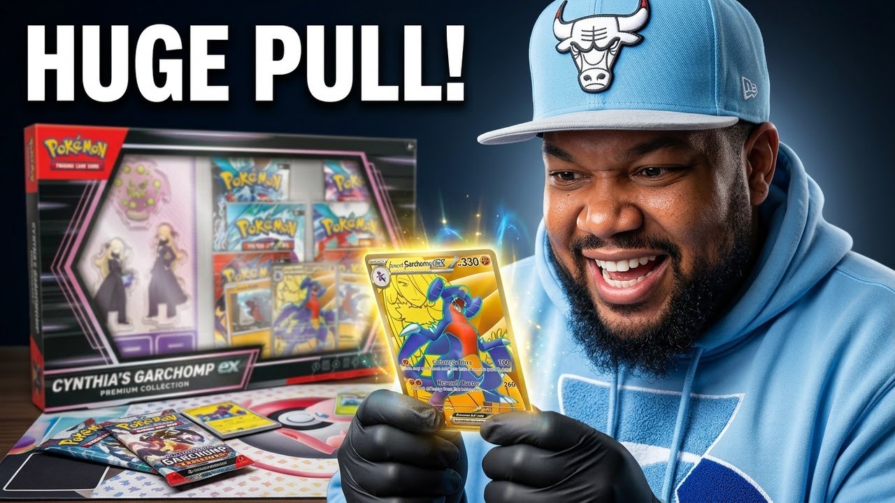 Я открыла коллекцию Cynthia's Garchomp ex Premium Collection.