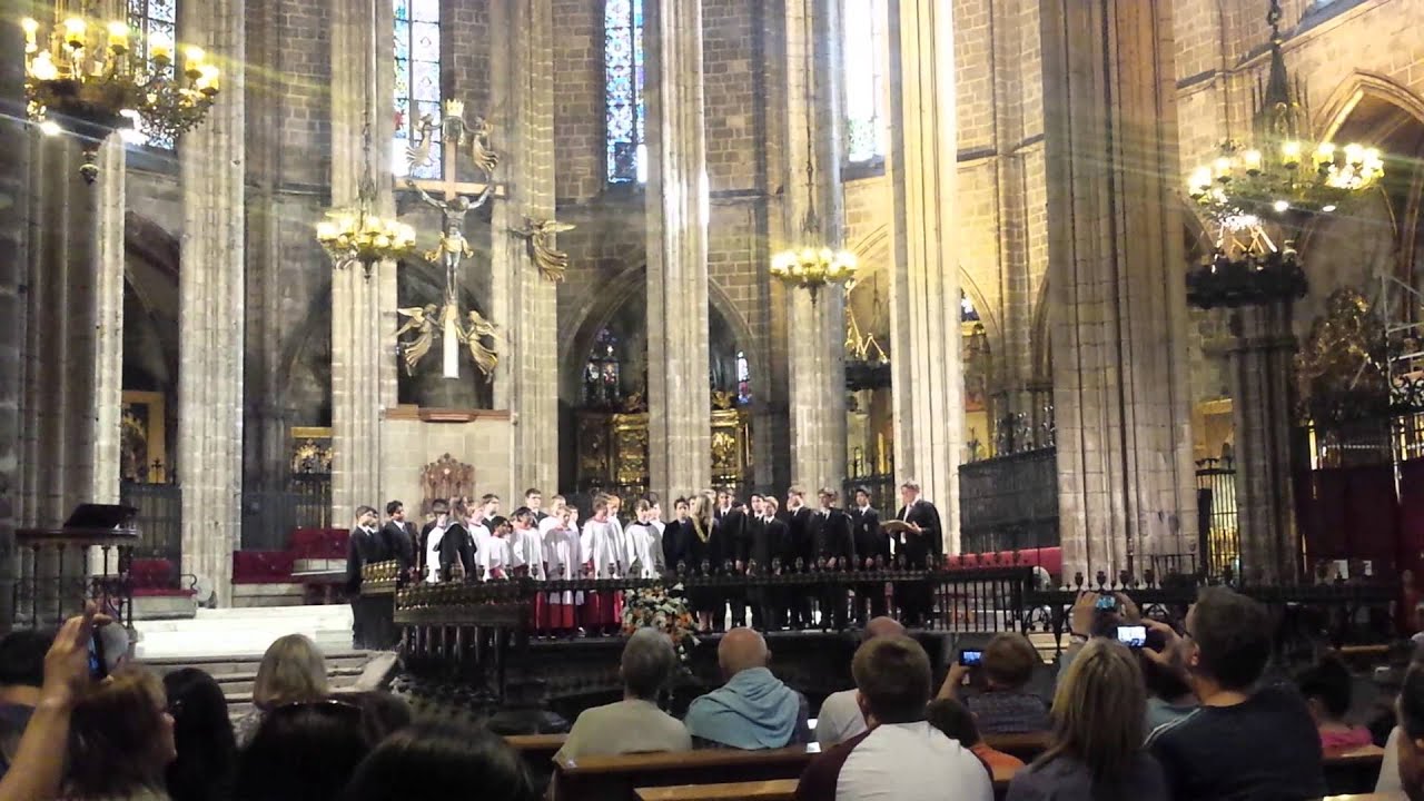 Chapel Choir in Barcelona Cathedral