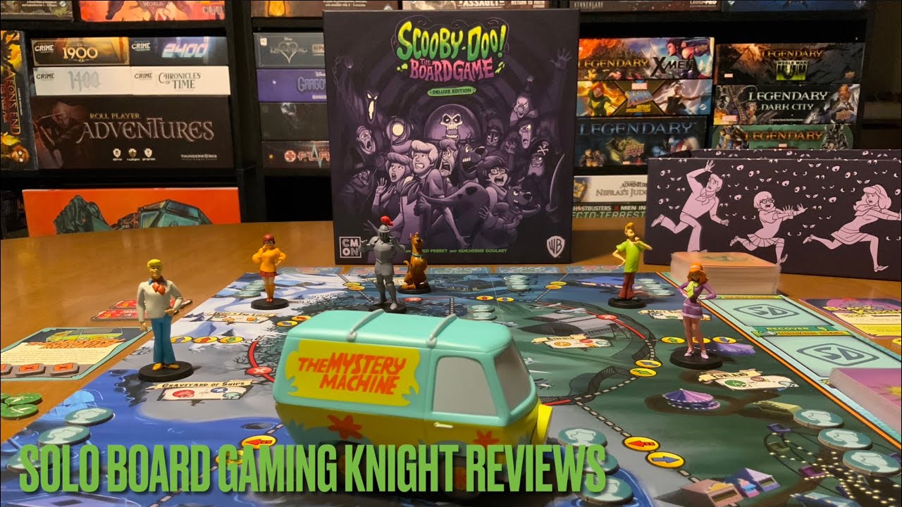 Scooby-Doo The Board Game Solo REVIEW - Solo Board Game Review - SBGK