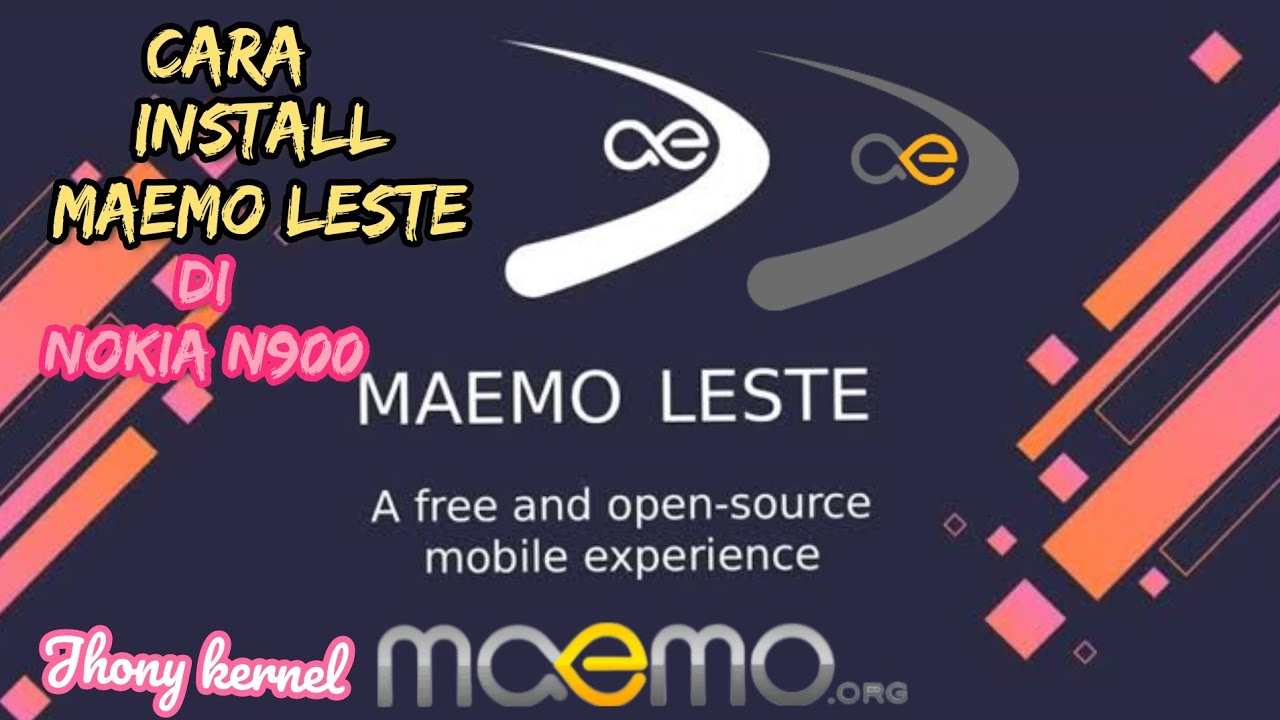 Install maemo leste chimaera di Nokia N900 | maemo leste chimaera