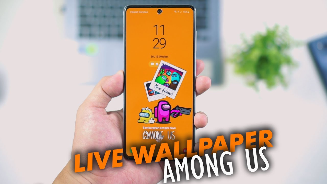 Cara Membuat Live Wallpaper AMONG US Android | Lockscreen Wallpaper AMONG US