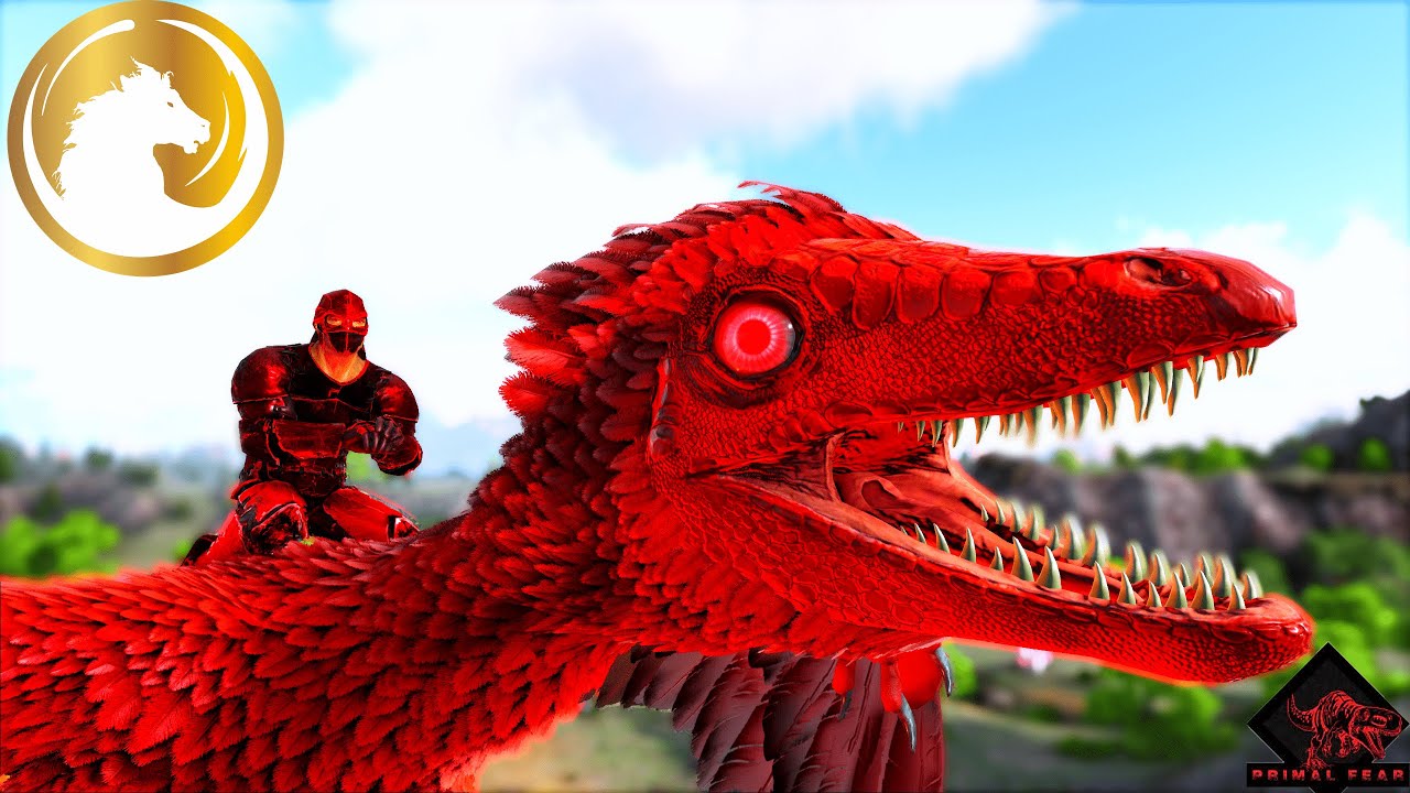 ARK Primal Fear Elemental Electric Megaraptor  I ARK Survival Evolved Crystal Isles (MODLU) I S1B9