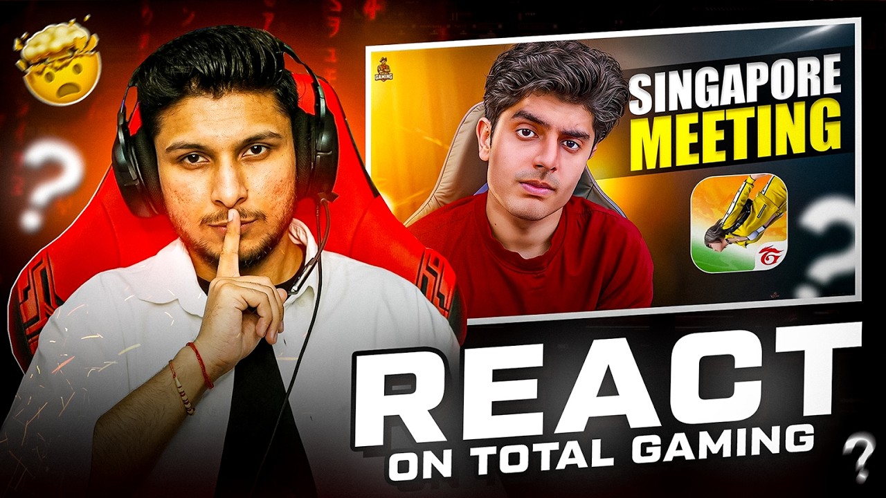 Reaction On Total Gaming ?😱 Ajjubhai Singapore Meeting 🤯 | @NonstopGaming_ 