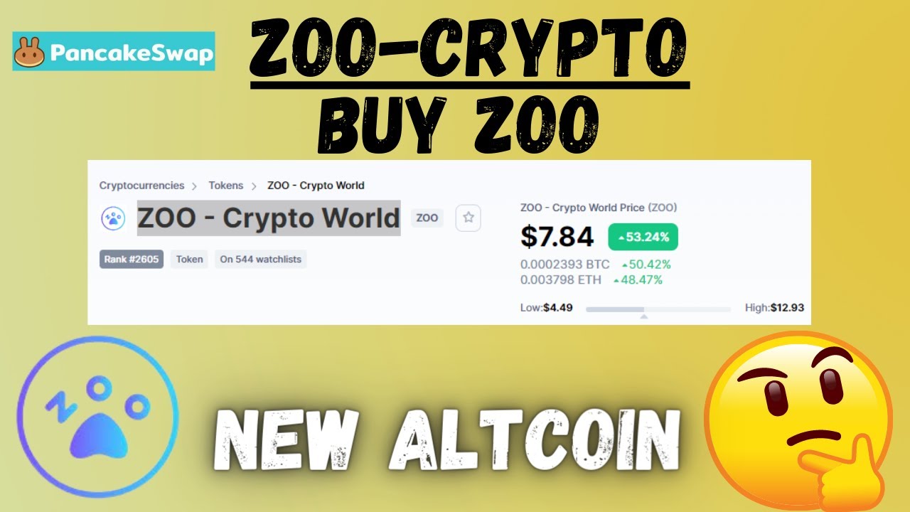How to Buy ZOO Crypto World crypto/ Token in PancakeSwap Trust Wallet | ZOO Coin