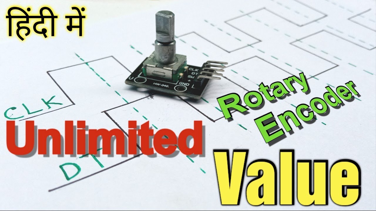 Rotary Encoder : The END of Potentiometer | Understanding and Applications With code In Hindi