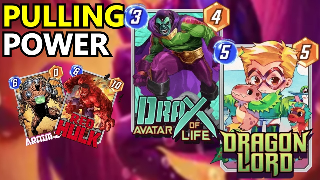 MARVEL SNAP INDONESIA - DECK RAMP TANPA KARTU EXTRA ENERGY SABI JUGAA!! DRAX RAMP DRAGON LORD DECK