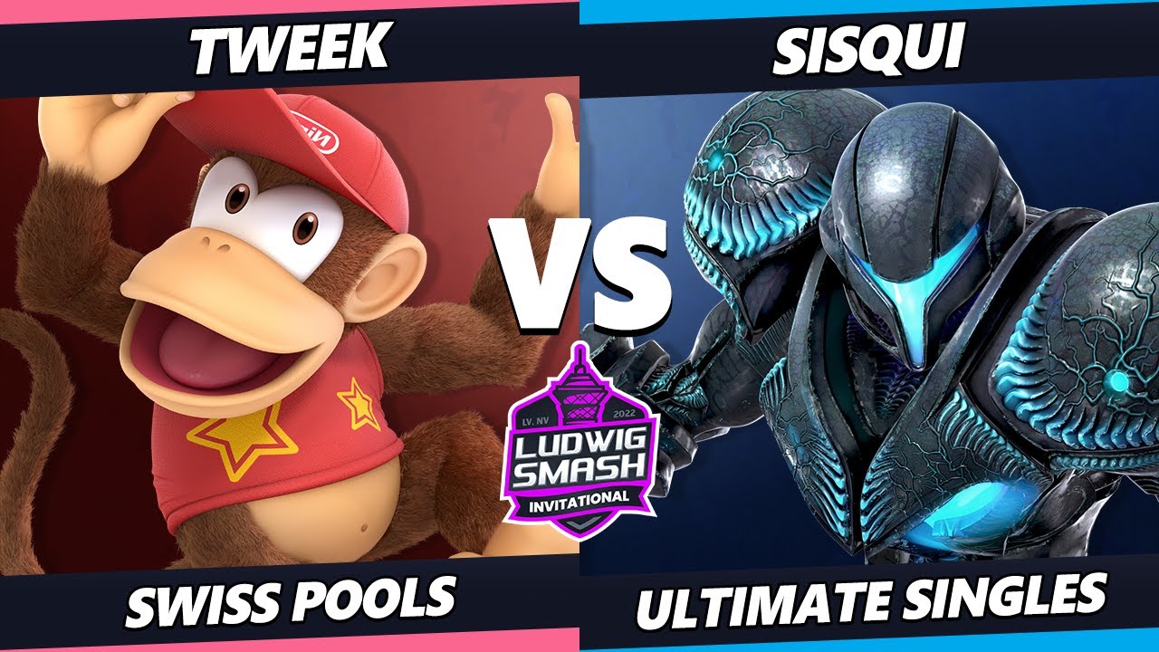 Ludwig Invitational - Tweek (Diddy Kong) Vs. Sisqui (Dark Samus) SSBU Ultimate Tournament