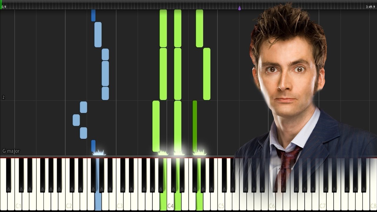 Song For Ten - Doctor Who [Synthesia Piano Tutorial]
