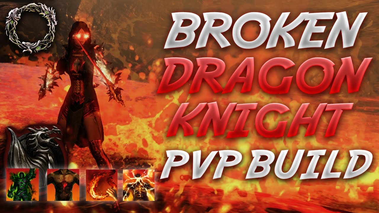 BROKEN Dragonknight PvP Build - Scribes of Fate 🔥 INSANE DAMAGE | FAST ULTIMATE 🔥  ESO DK Build