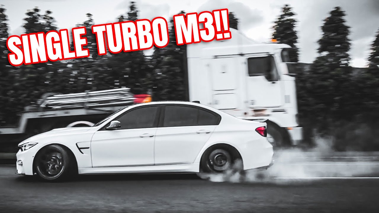 БЕЗУМНЫЙ ОДИНАРНЫЙ ТУРБОНАДДУВ F80 M3!!!! Haltech Big Power!
