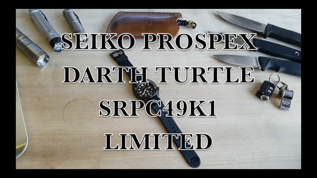 Kleine Vorstellung der Seiko Prospex Darth Turtle SRPC49K1.