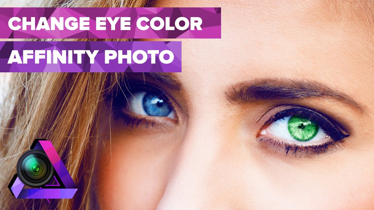 How to Change Eye Color in Affinity Photo (4K)