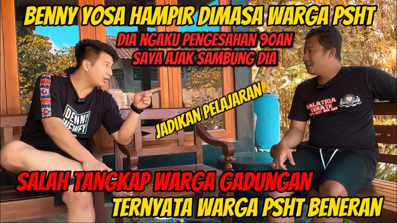 Salah tangkap Warga gadungan benny yosa digrudup warga PSHT