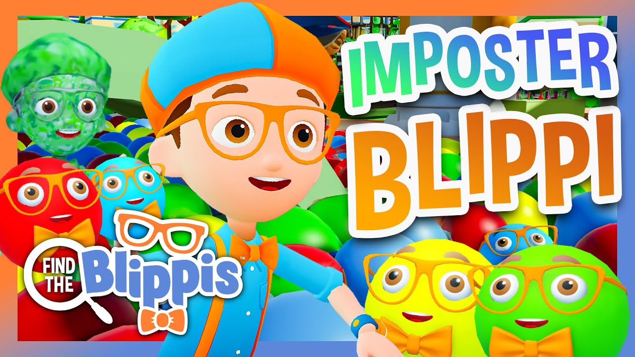 There's an Imposter Blippi Among us in 'Find the Blippis' on Roblox! | Blippi Plays Roblox!
