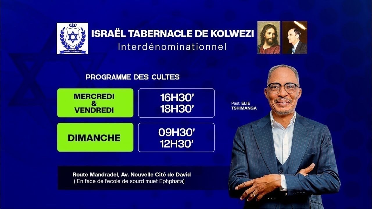ORATEUR : REV Modeste MPUNGA (MBUJIMAYI) / Theme : LA VIE DES GRANDS HOMMES EST UNE LEÇON vol 3