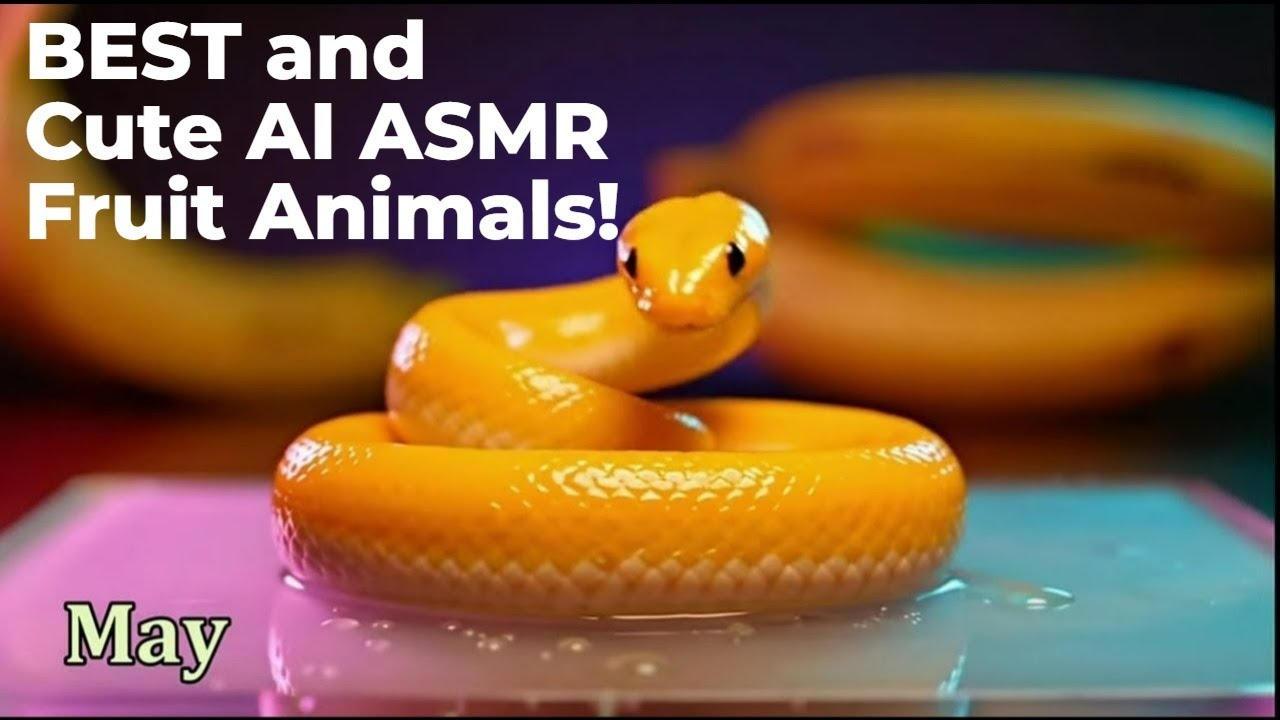 BEST and Cute AI ASMR Fruit Animals! #asmr #pets #fruit #animals