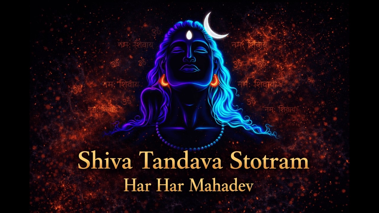 Shiva Tandava Stotram || Original Pāśupata Tāṇḍava Stotram | Har Har Mahadeva | #shivtandav #adiyogi