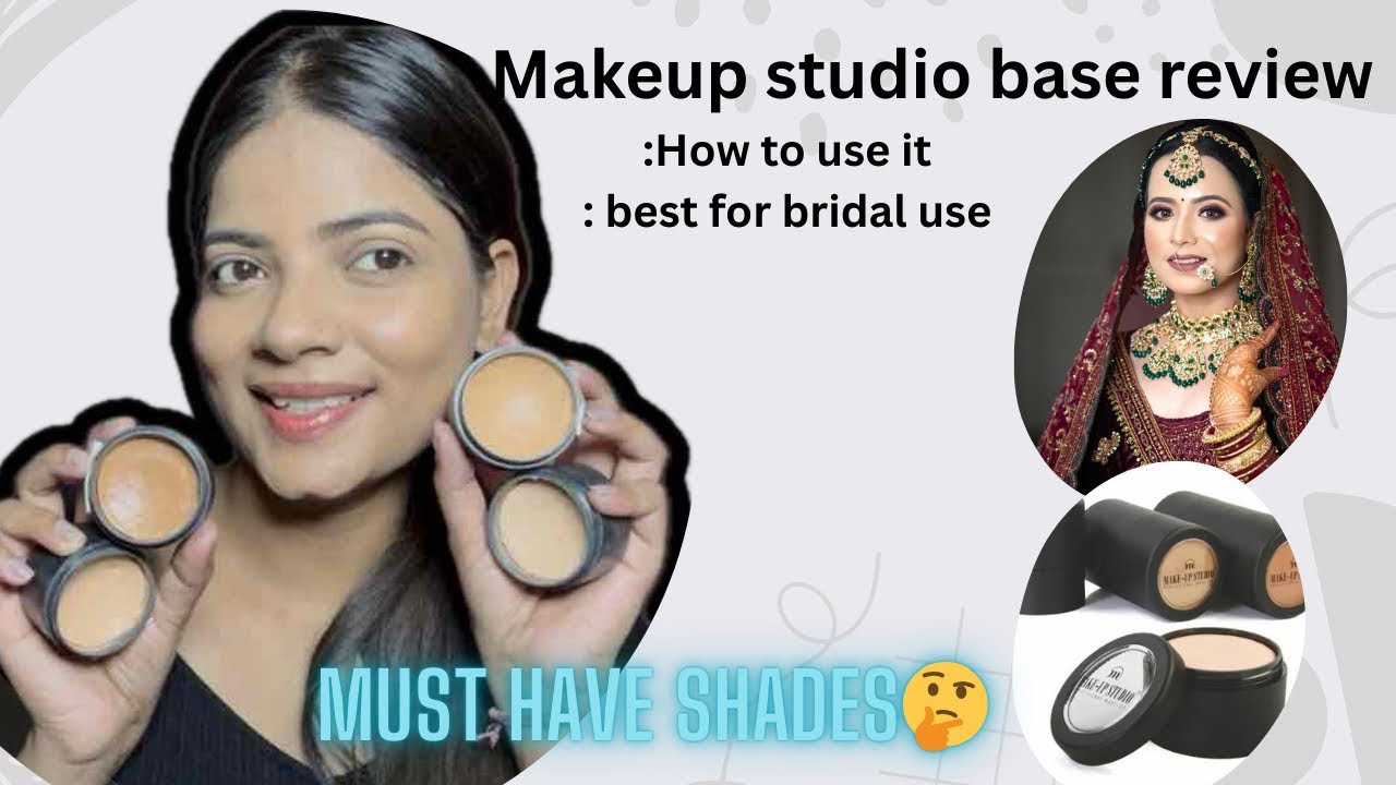 Makeup studio base Review || bridal base product || how to use makeup studio base