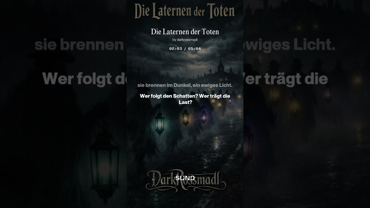 Die Laternen der Toten #DarkJazz #FuneralVibes #GothicAtmosphäre #DarkRossmadl