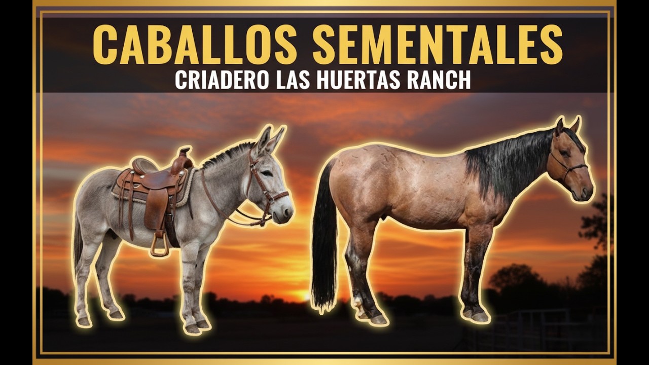 CABALLOS CEMENTALES ES QUE BIENEN DEL CRIADERO DE LAS HUERTAS RANCH