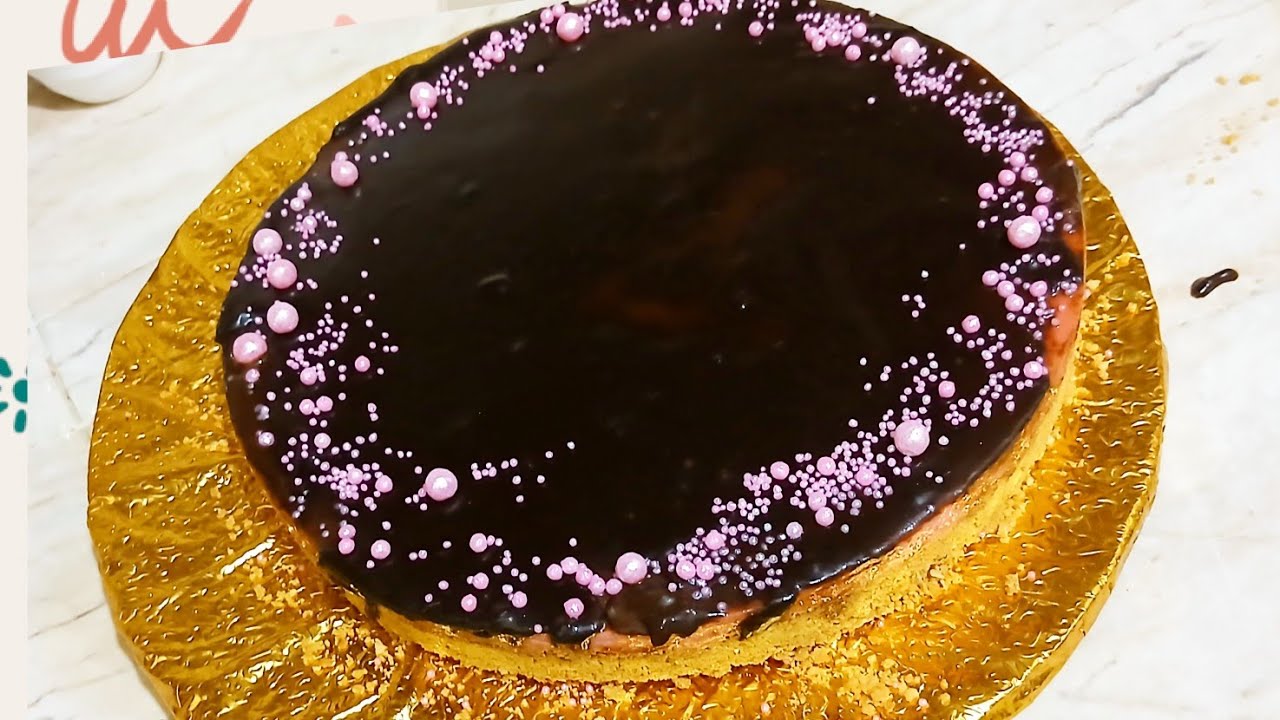 تشيز كيك بمذاق الفريز بدون فرن ساهل وبنين😋