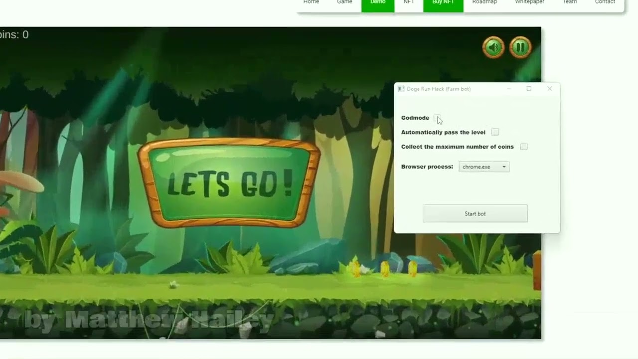 Doge Run NFT l Bot que passa telas sozinho? Aviso! Cuidado com a metamask