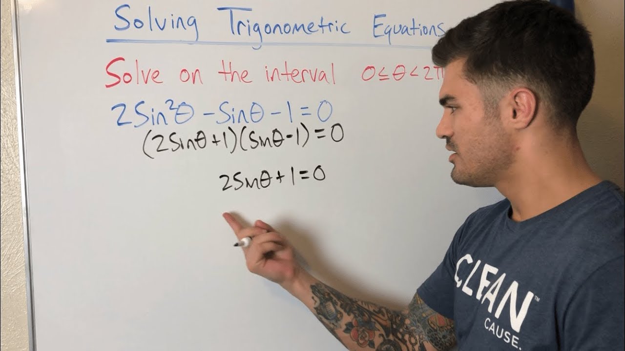 Solving Trigonometric Equations (part two)