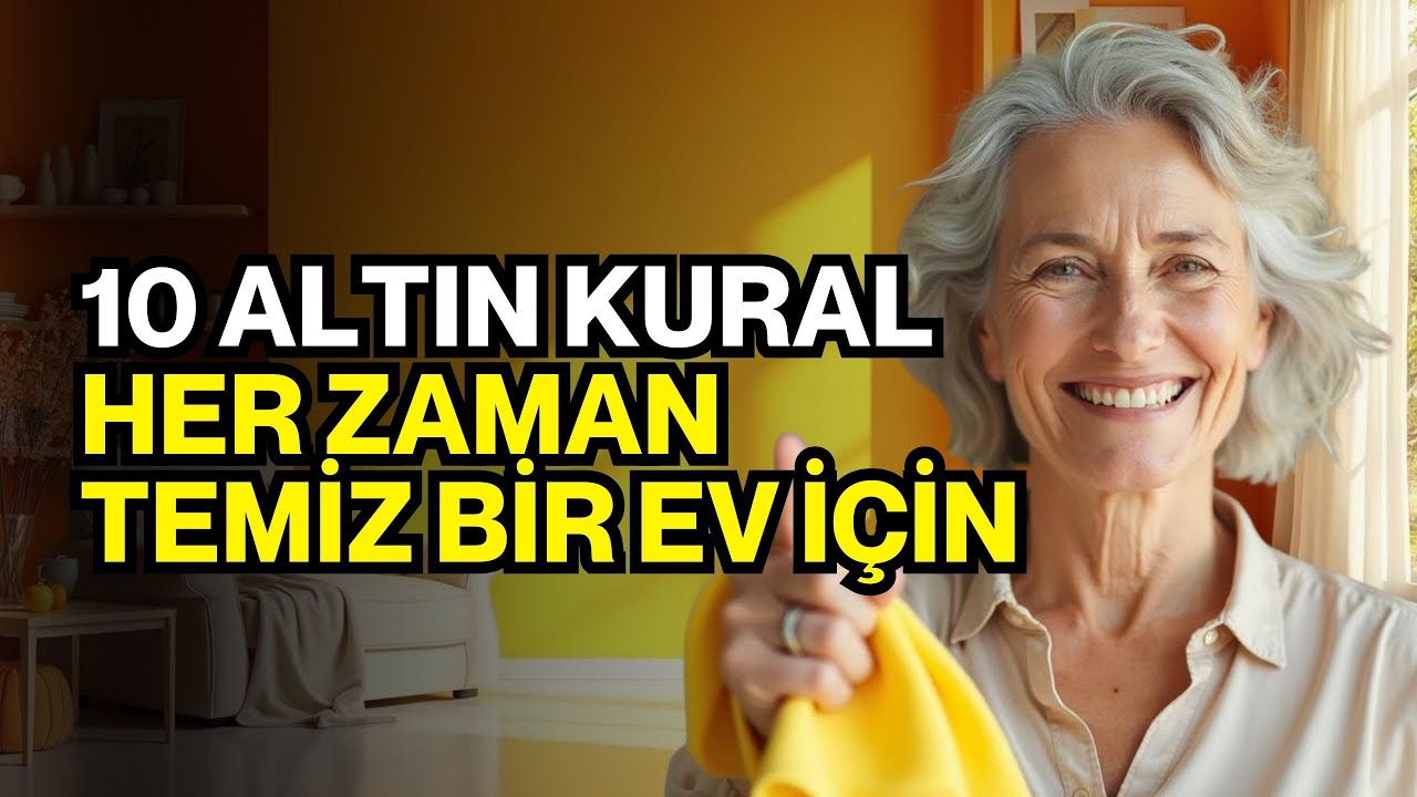 EVİNİZİ HER ZAMAN TEMİZ TUTMANIN 10 ALTIN KURALI ZAHMETSİZCE