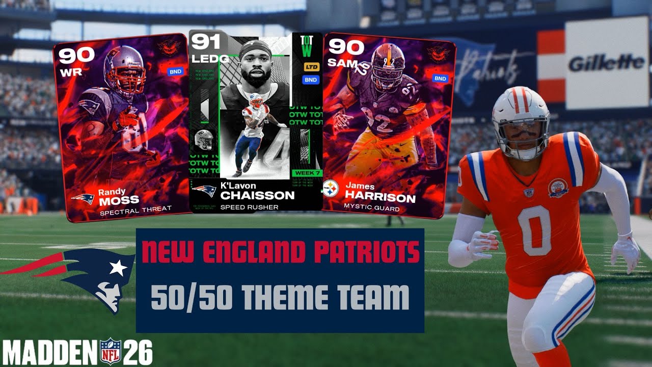 Best Patriots Theme Team in Madden 26!!!!