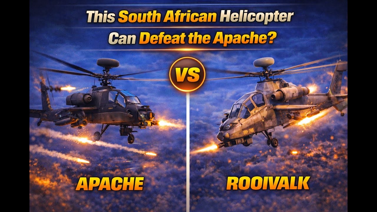 “This South African Helicopter Can Defeat the Apache? | Apache vs Rooivalk Comparison”