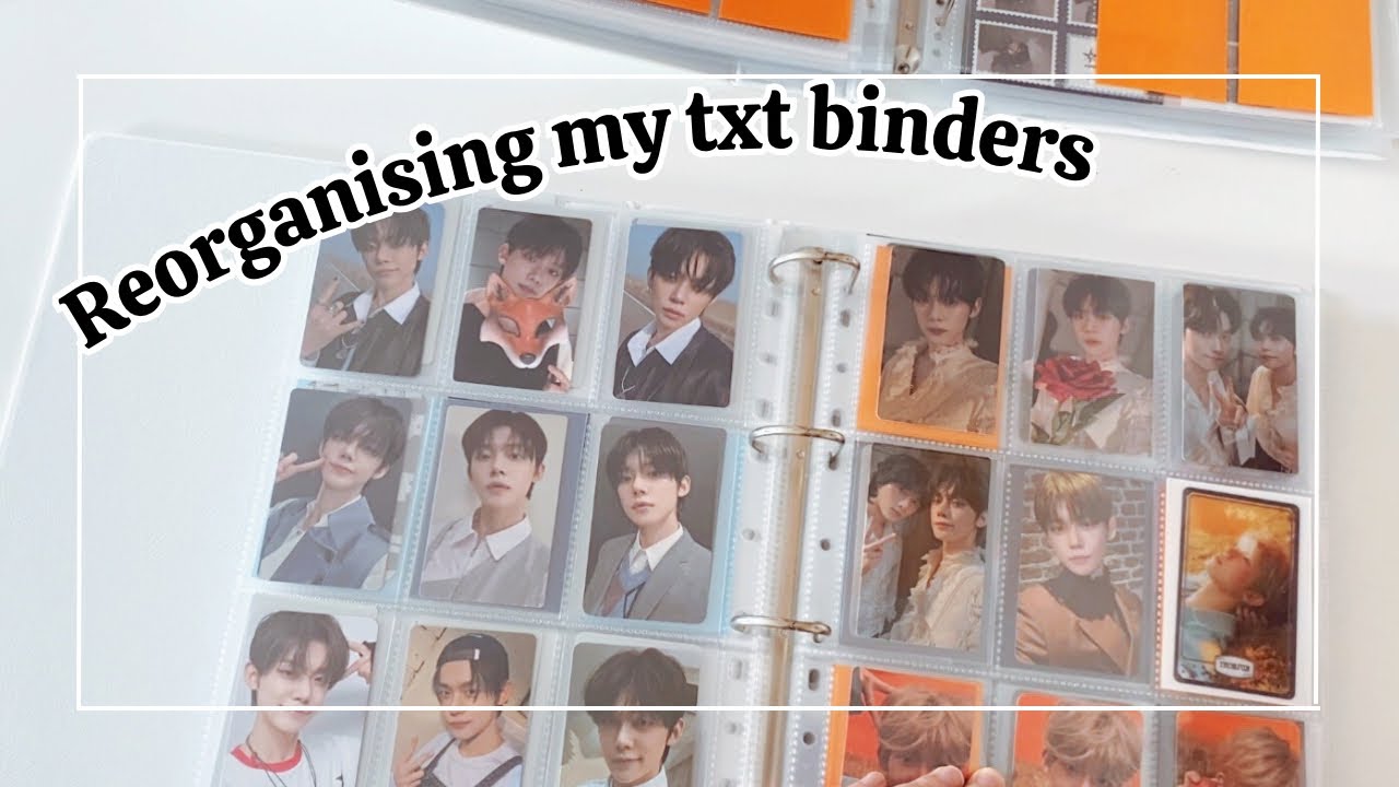 ♡ Reorganizing my txt binders | Making a POB binder ♡