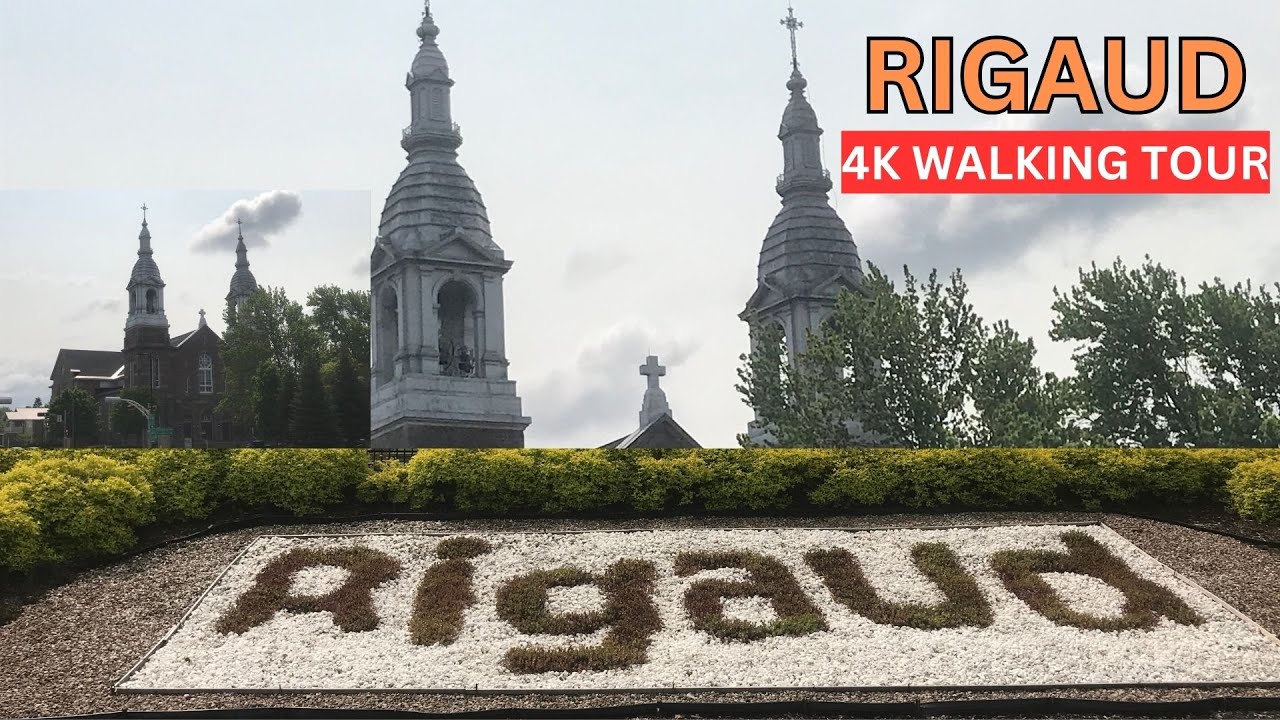 Rigaud Quebec Canada 4K Walking Tour | Beautiful City worth Visiting near Ottawa | 4K Walking Tours