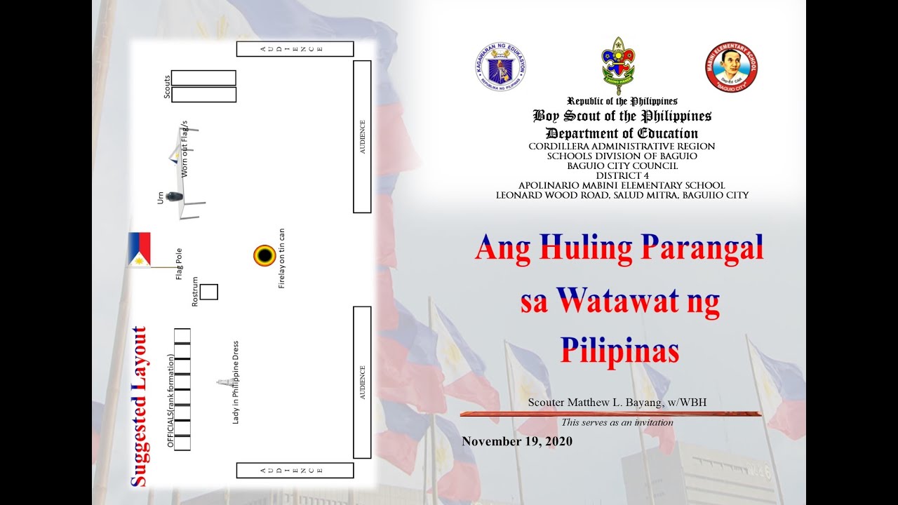 Huling Parangal sa Watawat ng Pilipinas