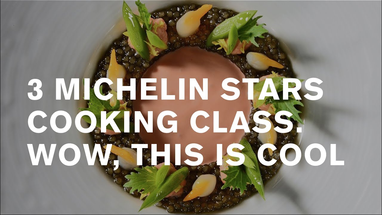 3 Michelin stars Frank Giovannini cooking class at Hotel de Ville, Crissier. Part 1