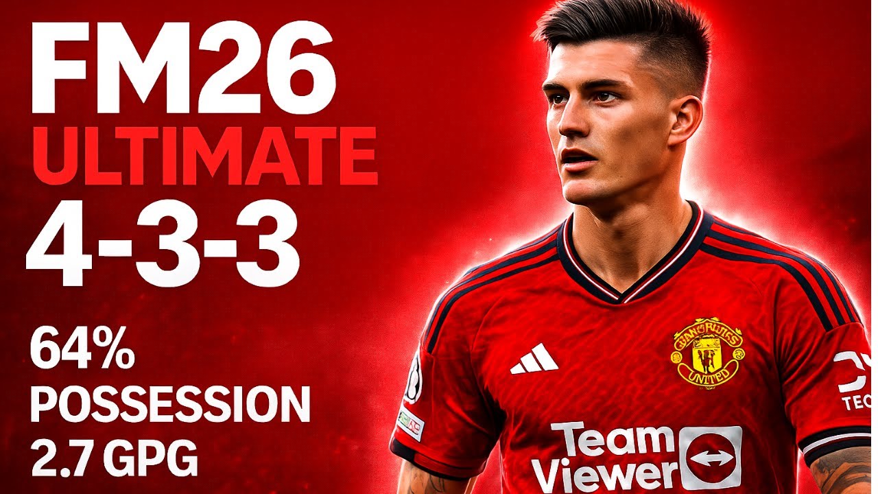 FM26 ULTIMATE 433! 64% владения мячом | &laquo;Манчестер Юнайтед&raquo; &mdash; чемпионы!