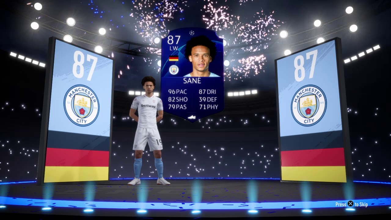 FIFA 19 UCL UPGRADE CHEAPEST SANE WALKOUT GUYS MUST TRY!!!
