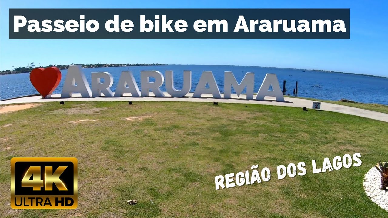 ⁴ᴷ⁶⁰ Cycling Araruama - Brasil : Passeio de bicicleta