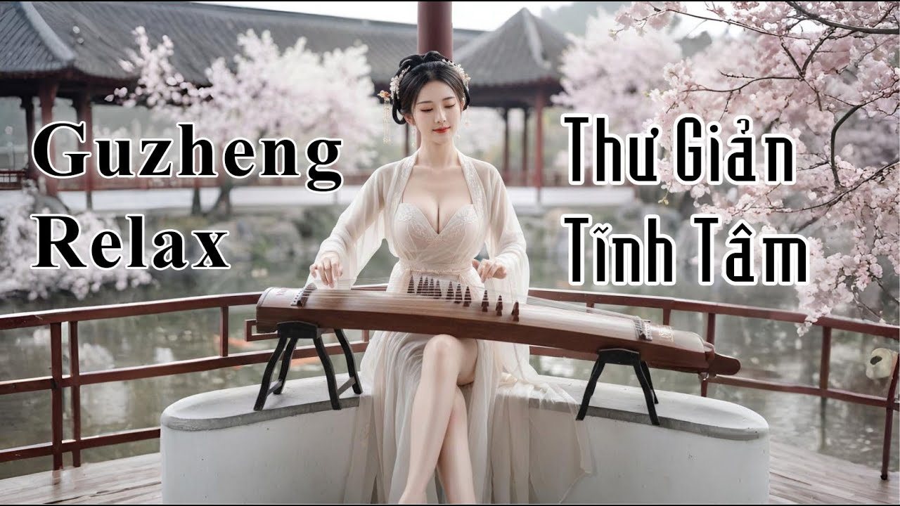10 Hours Beautiful Chinese Girl Playing Guzheng | Relaxing Music | Nhạc thư giãn, Tĩnh Tâm