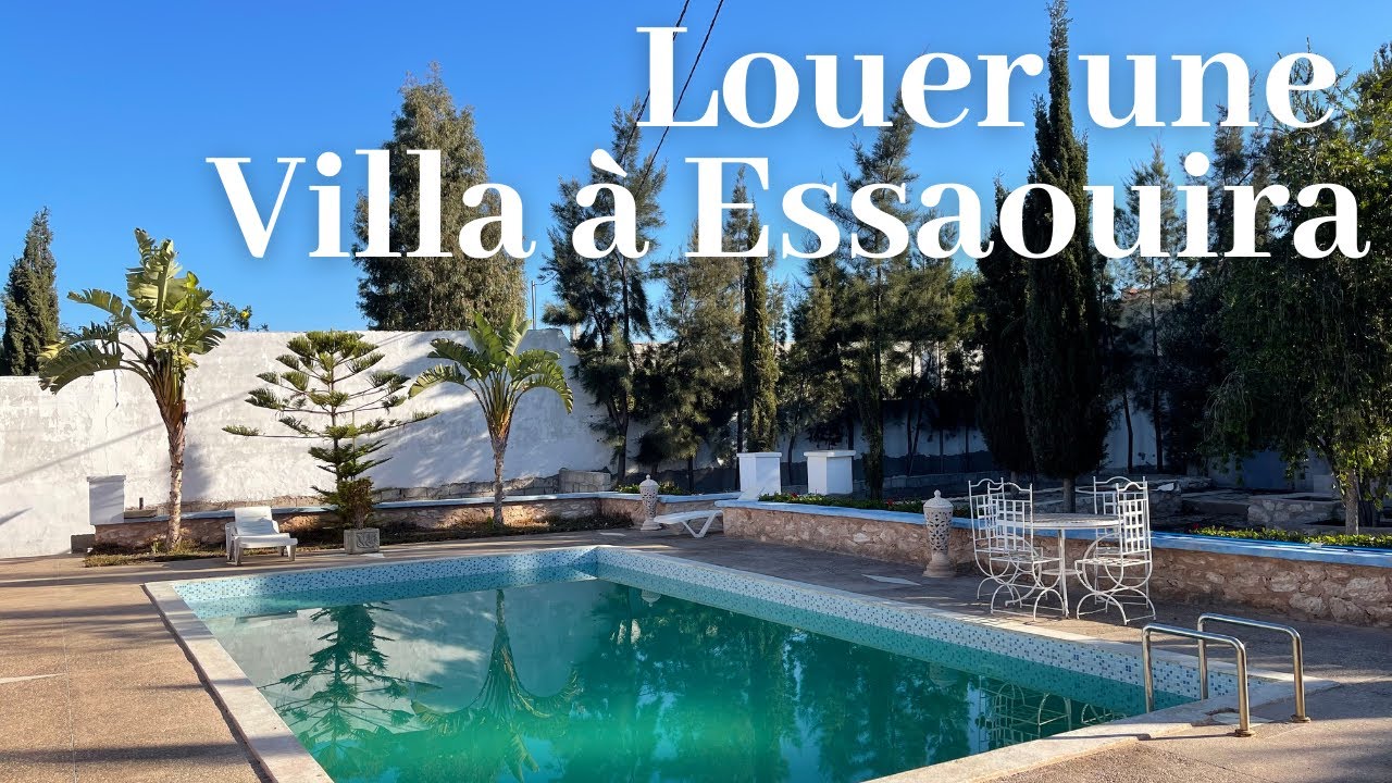LOUER UNE VILLA BORD DE PLAGE À ESSAOUIRA