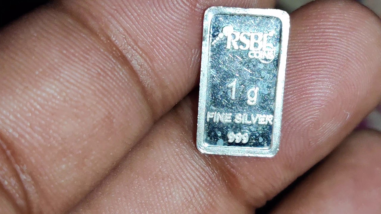 1gram RSBL silver bar 999