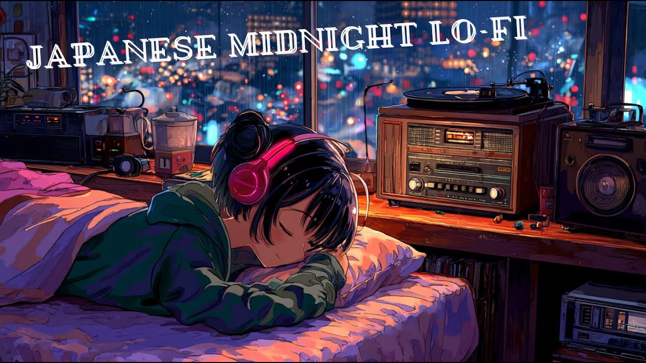 Midnight Bedroom Lo-Fi 🌙 眠れない夜とエモいBGM | 睡眠・勉強・リラックスのための静かな音楽