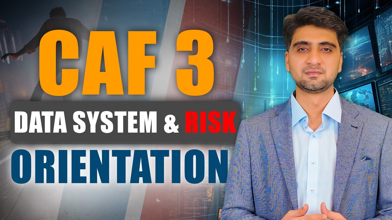 CAF 3 &ndash; Data, System & Risk | Orientation Session | August 2026 Attempt | By Muhammad Ibrahim | IQSF