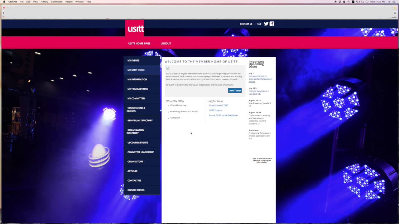 USITT Launches New Website