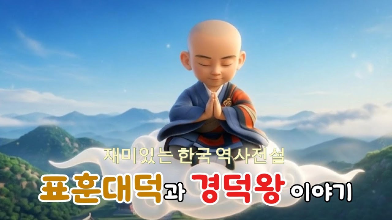표훈대덕과 경덕왕 이야기-노래포함 | 한국 역사 전설 동요 애니메이션
