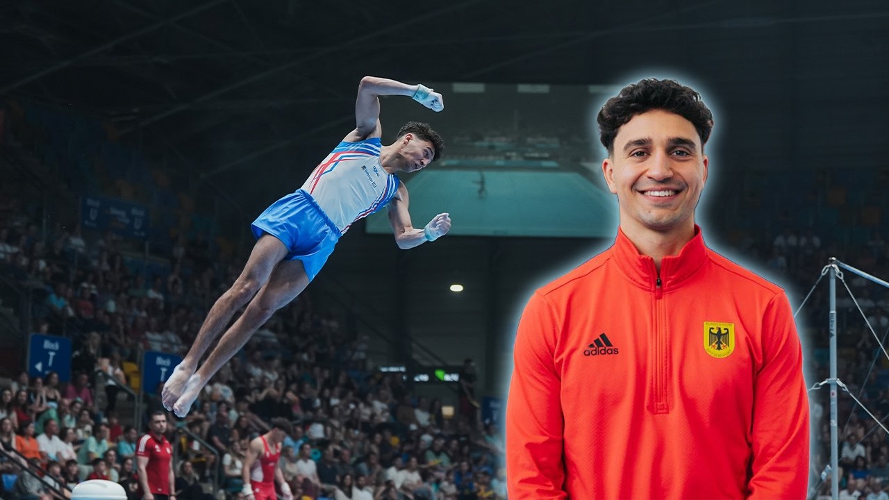 Welcome in Stuttgart 😍🤸‍♂️ Im Gespräch mit Gerätturner Milan Hosseini