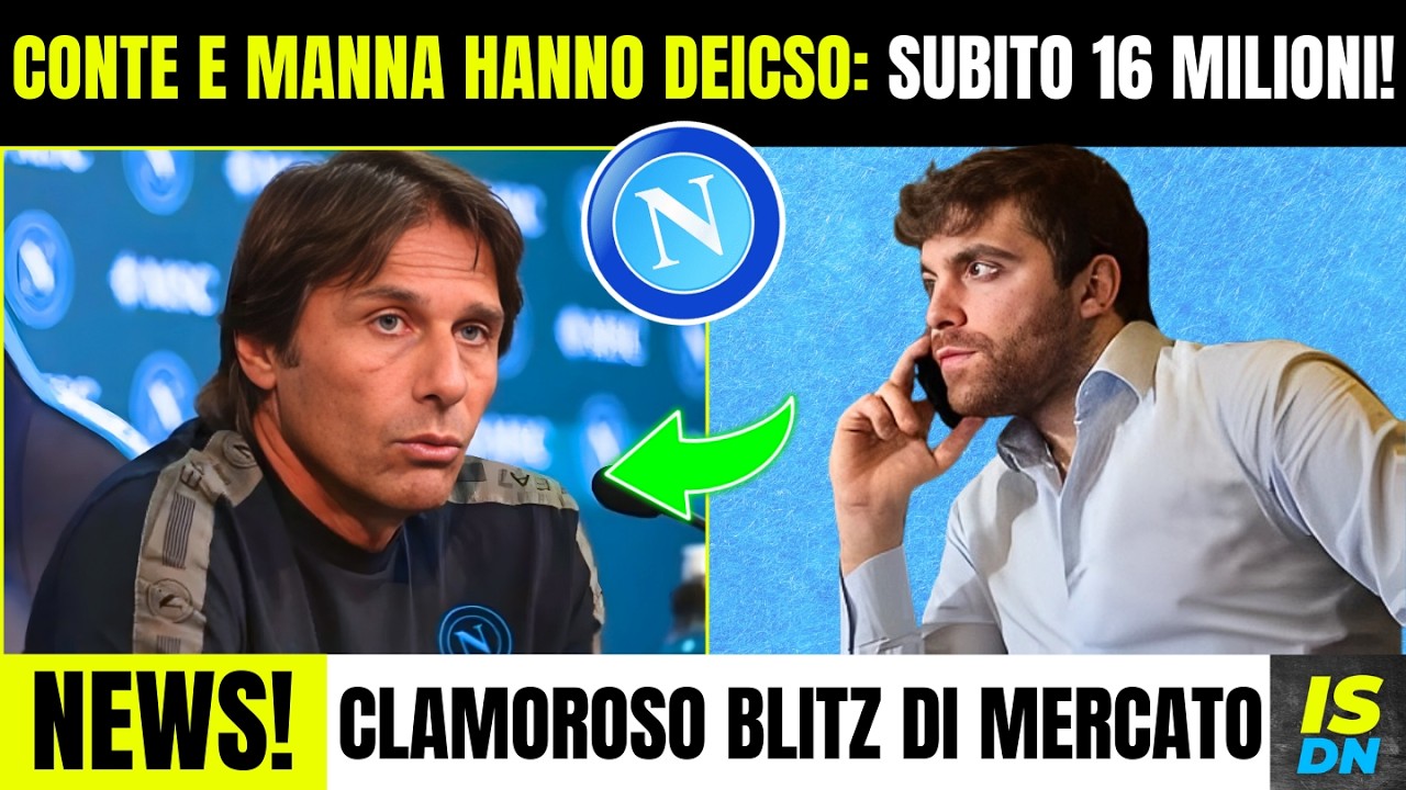 Mercato Napoli🔥Assalto a un Top! 40Milioni! Accordo Raggiunto!✅