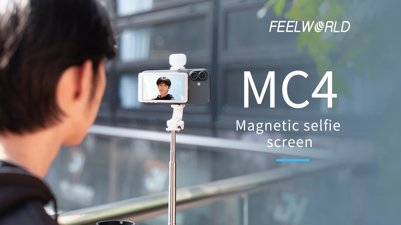 FEELWORLD MC4 | Монитор для селфи в реальном времени для видеоблогов и прямых трансляций