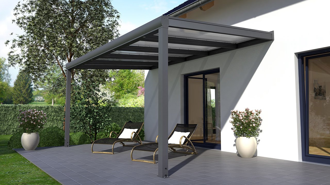Alu Terrassenüberdachung Aufbauanleitung (REXOpremium)