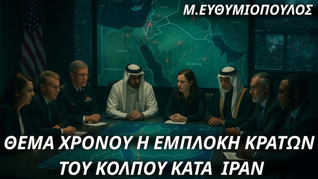 Μάριος Ευθυμιόπουλος: Θέμα χρόνου η επιθετική εμπλοκή των κρατών του Κόλπου κατά του Ιράν