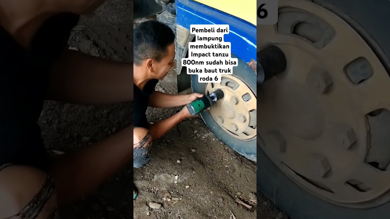 impact tanzu 800nm sudah bisa buka ban truk roda 6 